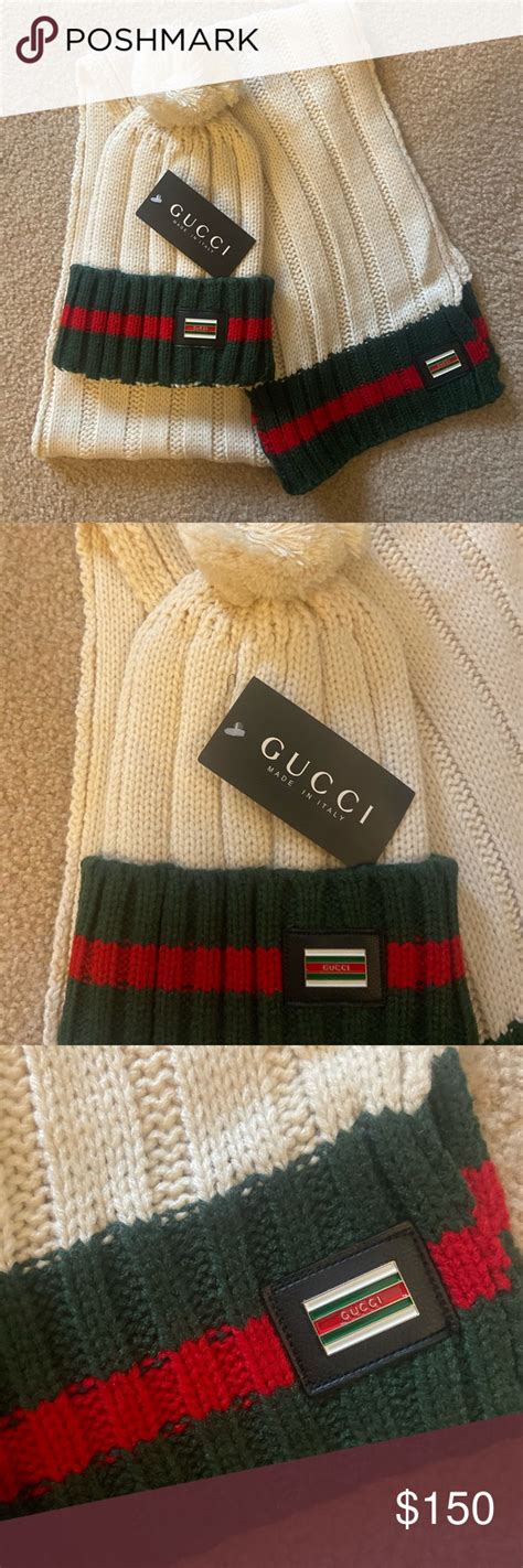 gucci hat and scarf set|gucci scarf clearance.